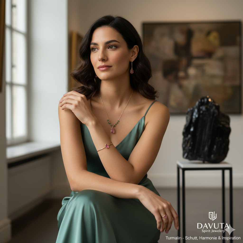 Turmalin Edelstein Schörl und  Rosa Turmalin