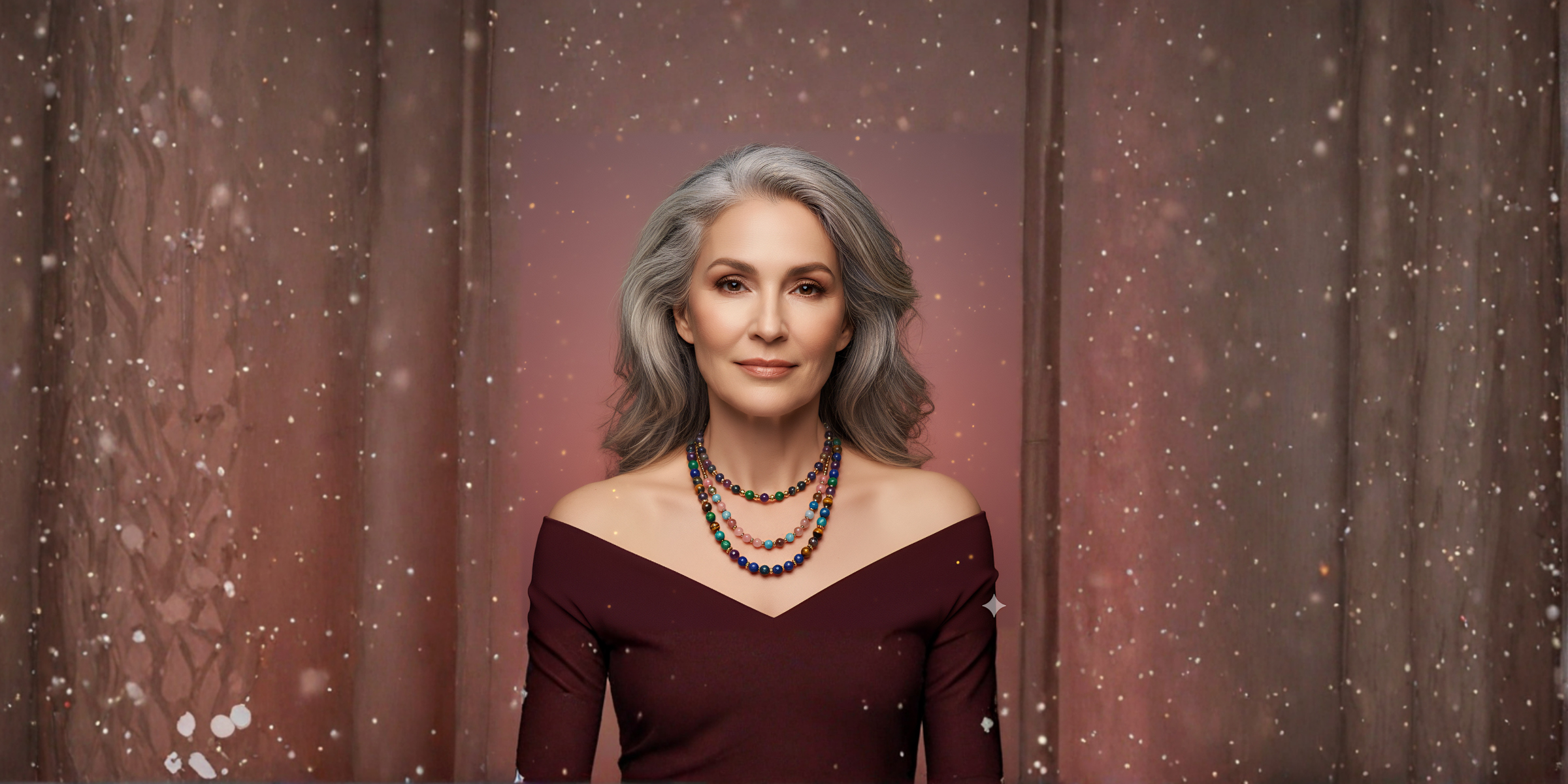 Collier, Perlenkette, Kugeln, 