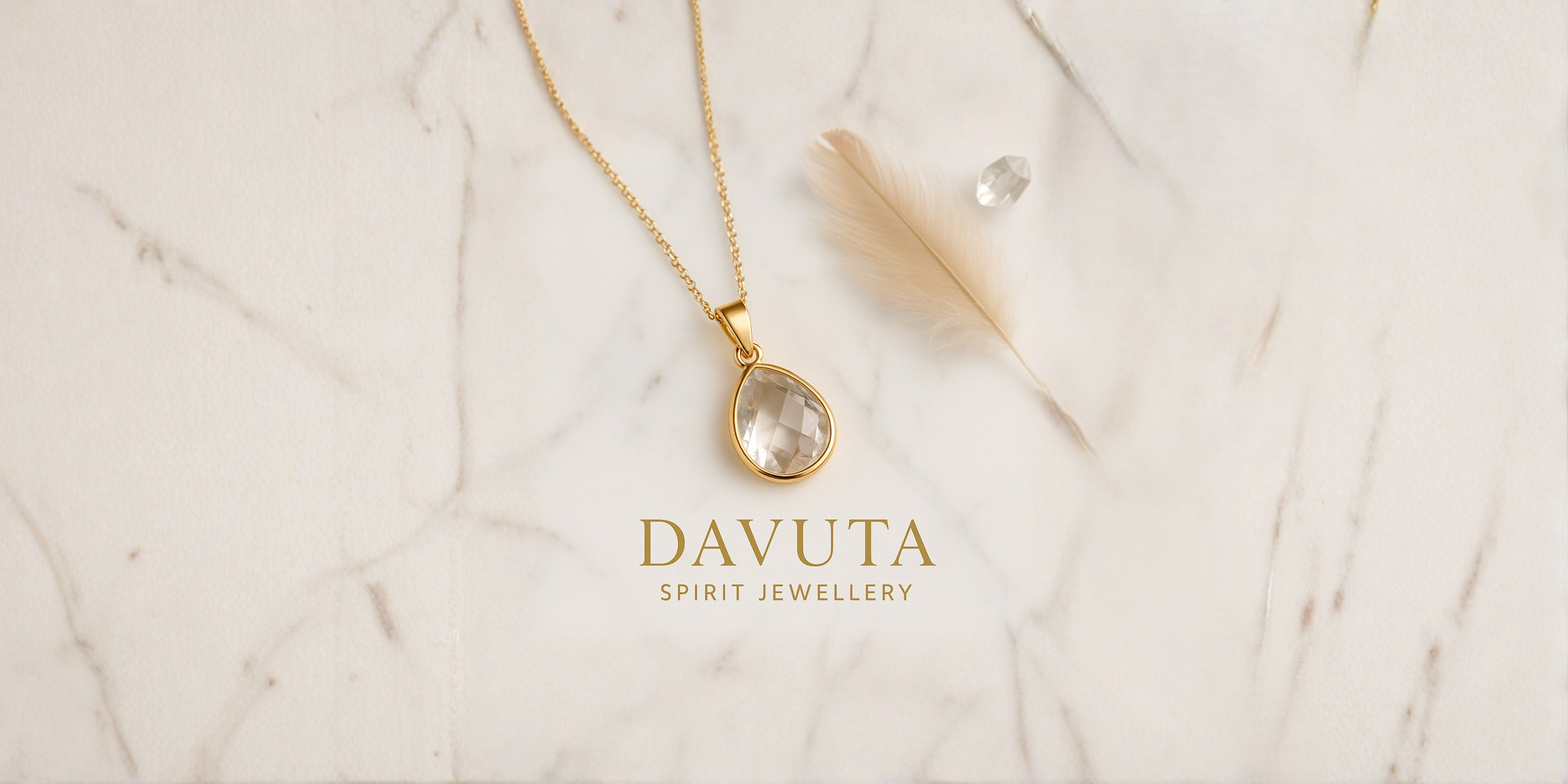 DAVUTA, Kette, Feder, Spirituell, Kollektion 