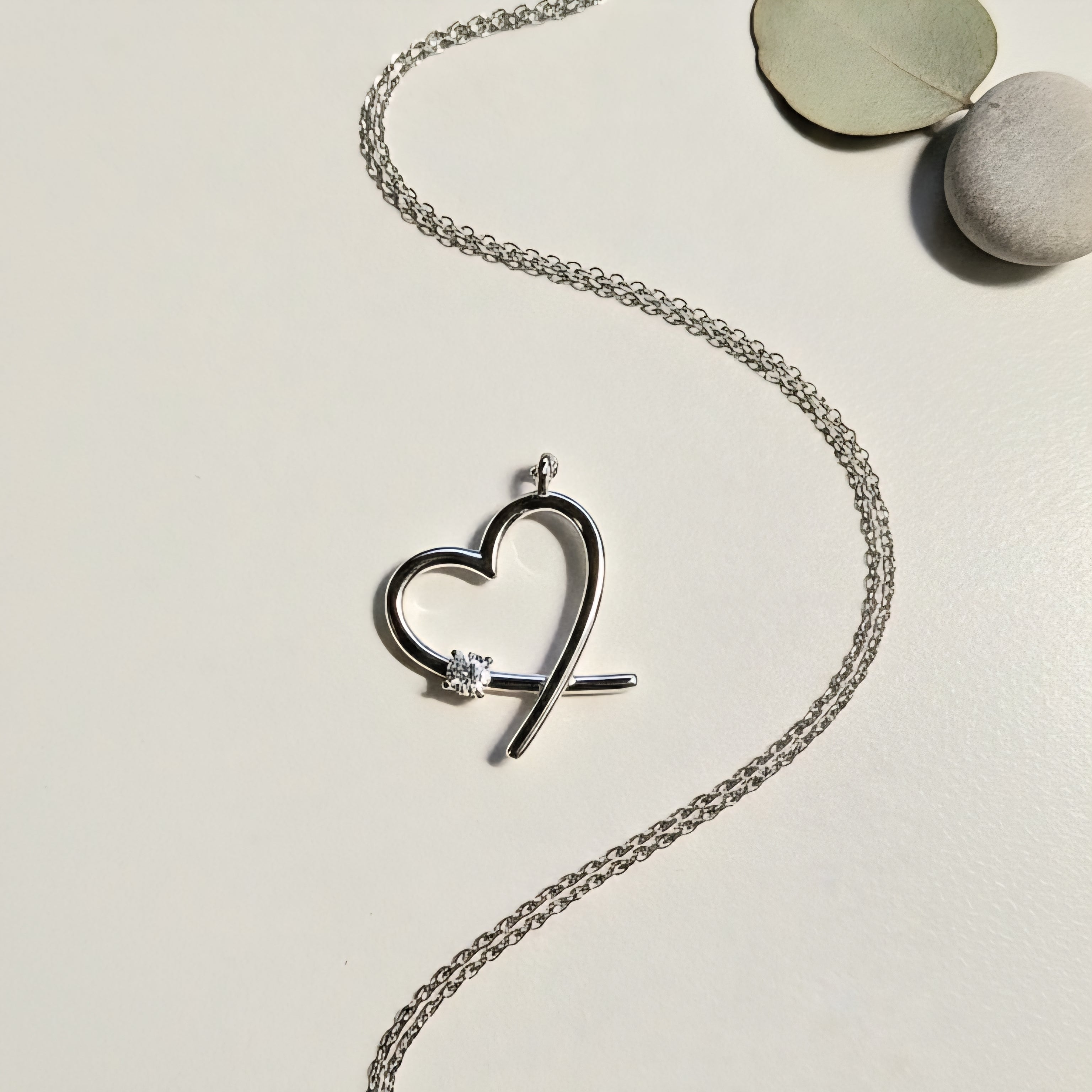 Damen Kette mit Anhänger - DAVUTA-Herz