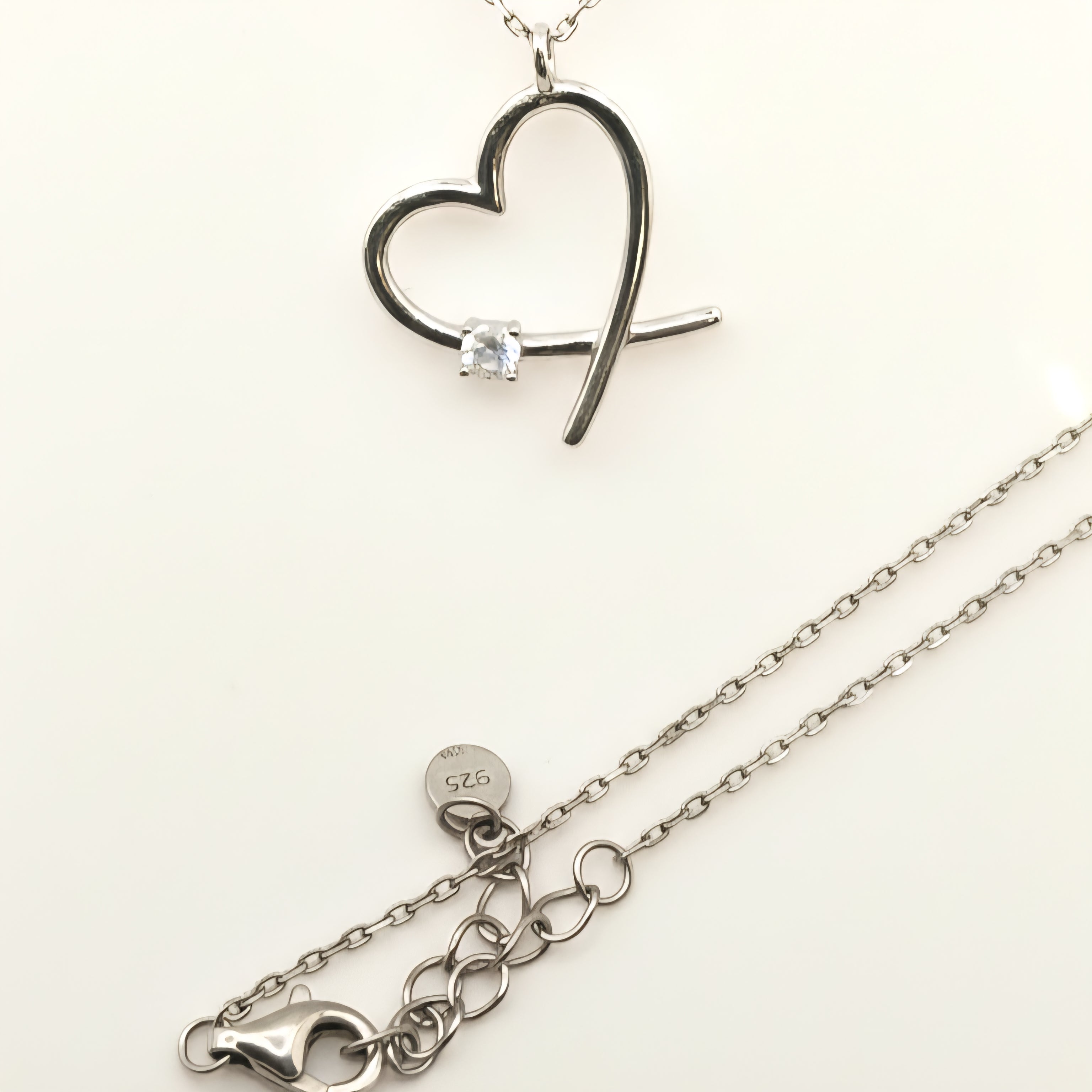 Damen Kette mit Anhänger - DAVUTA-Herz