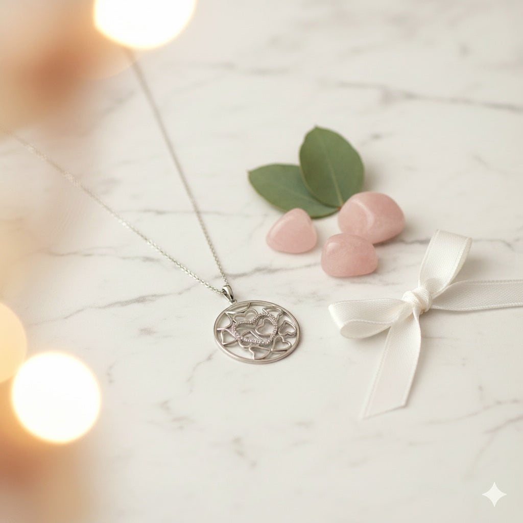 Damen Kette mit Anhänger Ti amo