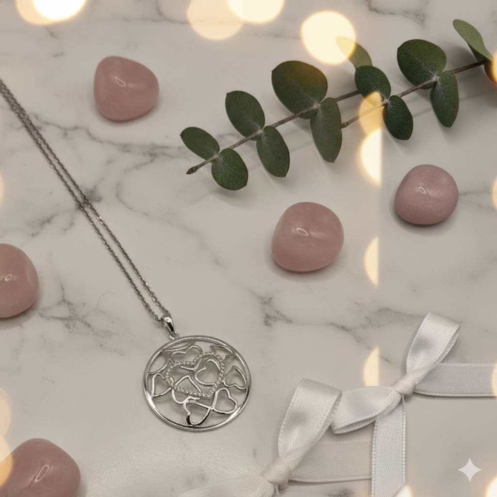 Damen Kette mit Anhänger Ti amo