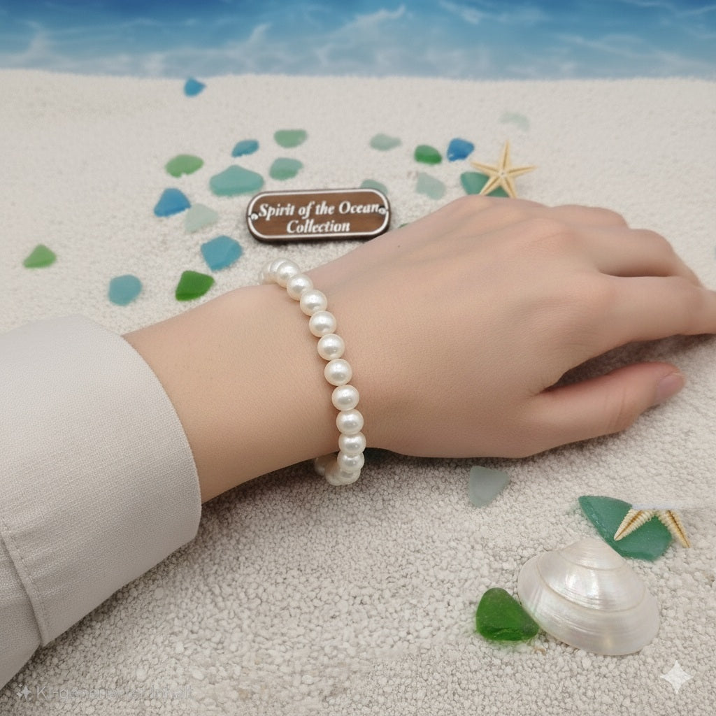 Damen Armband mit Süßwasserperlen