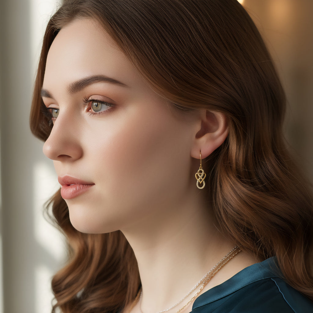 Damen Ohrhänger Cuore Infinito