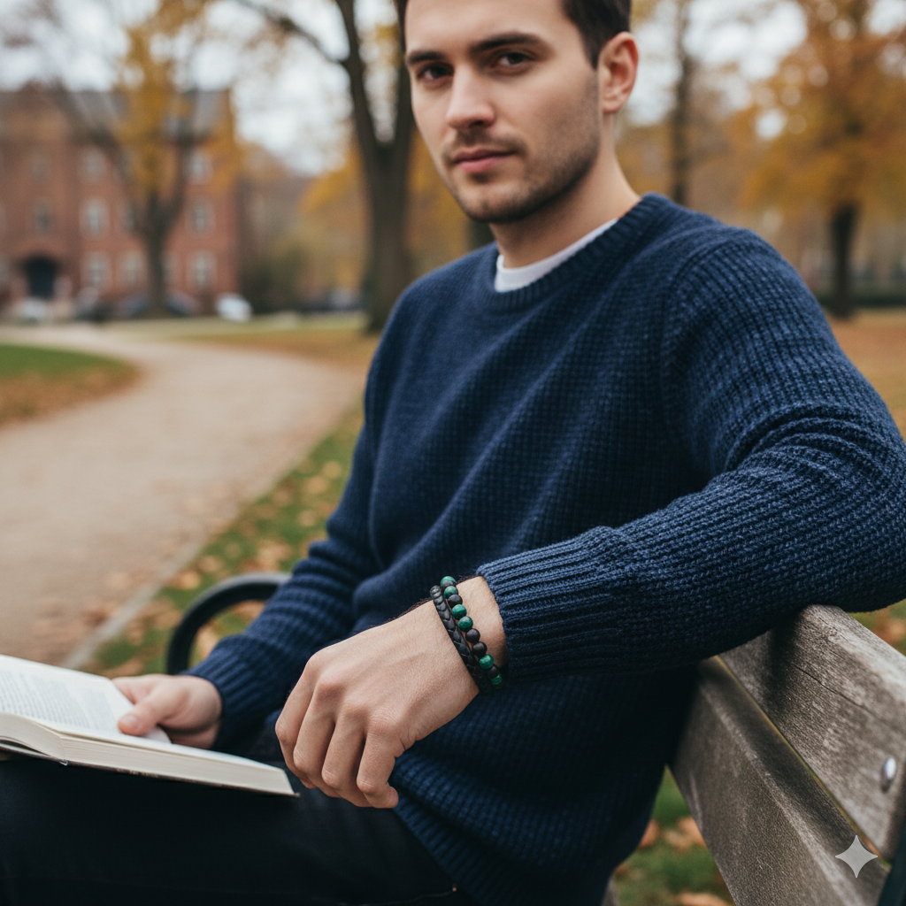 Herren Armband Green Mamba
