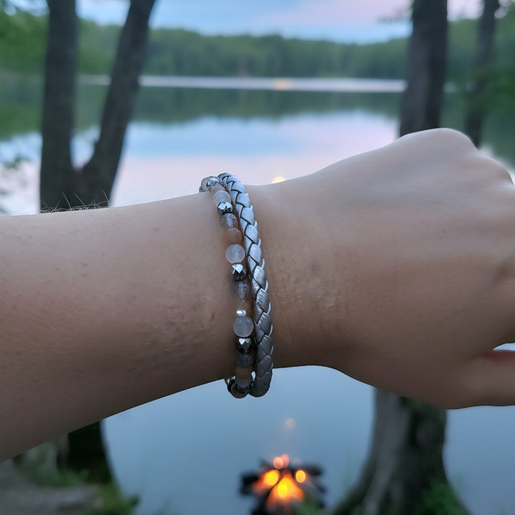 Damen Armband Power Silber