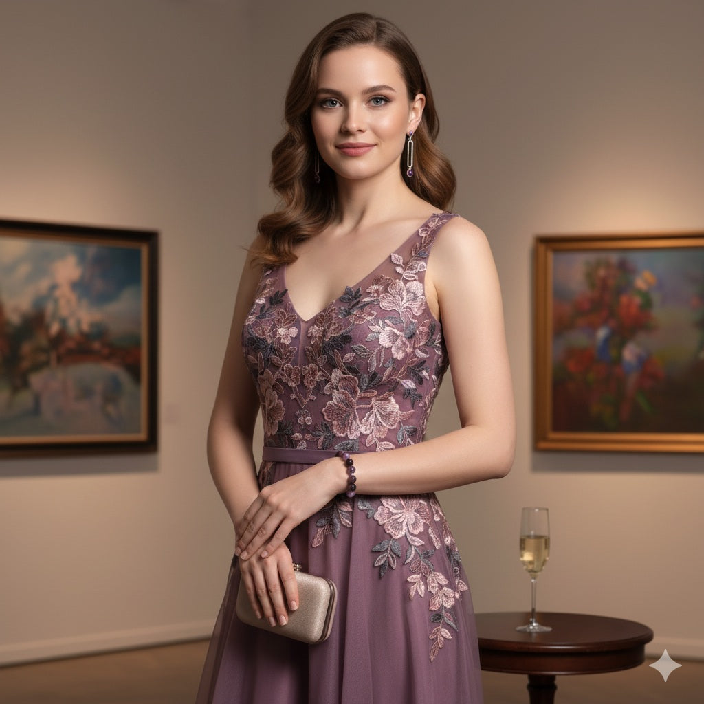 Damen Armband Edelsteine / "Forza di Vida" / Amethyst / Detail 925er Silber / Feminin + edel