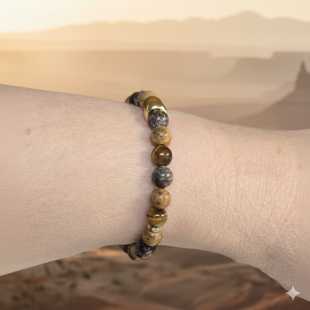 Damen Armband "Occio d Tigre"