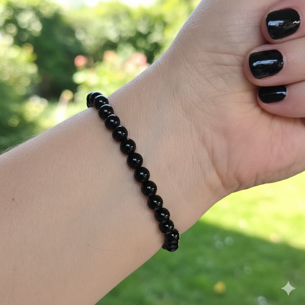Damen Armband "Achat Nero"