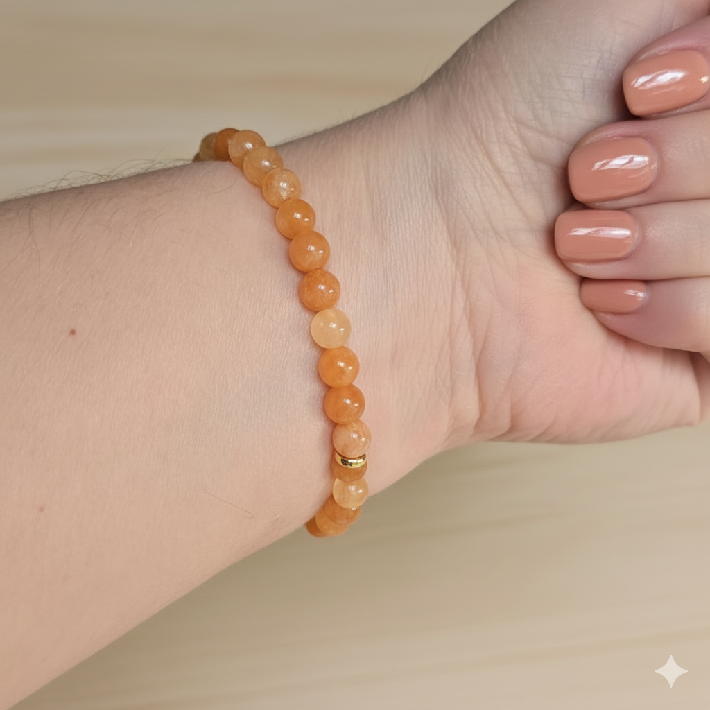 Damen Armband "Quarza Spugno Arancio"