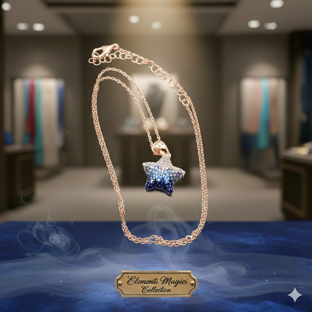 Damen Kette mit Anhänger Stern