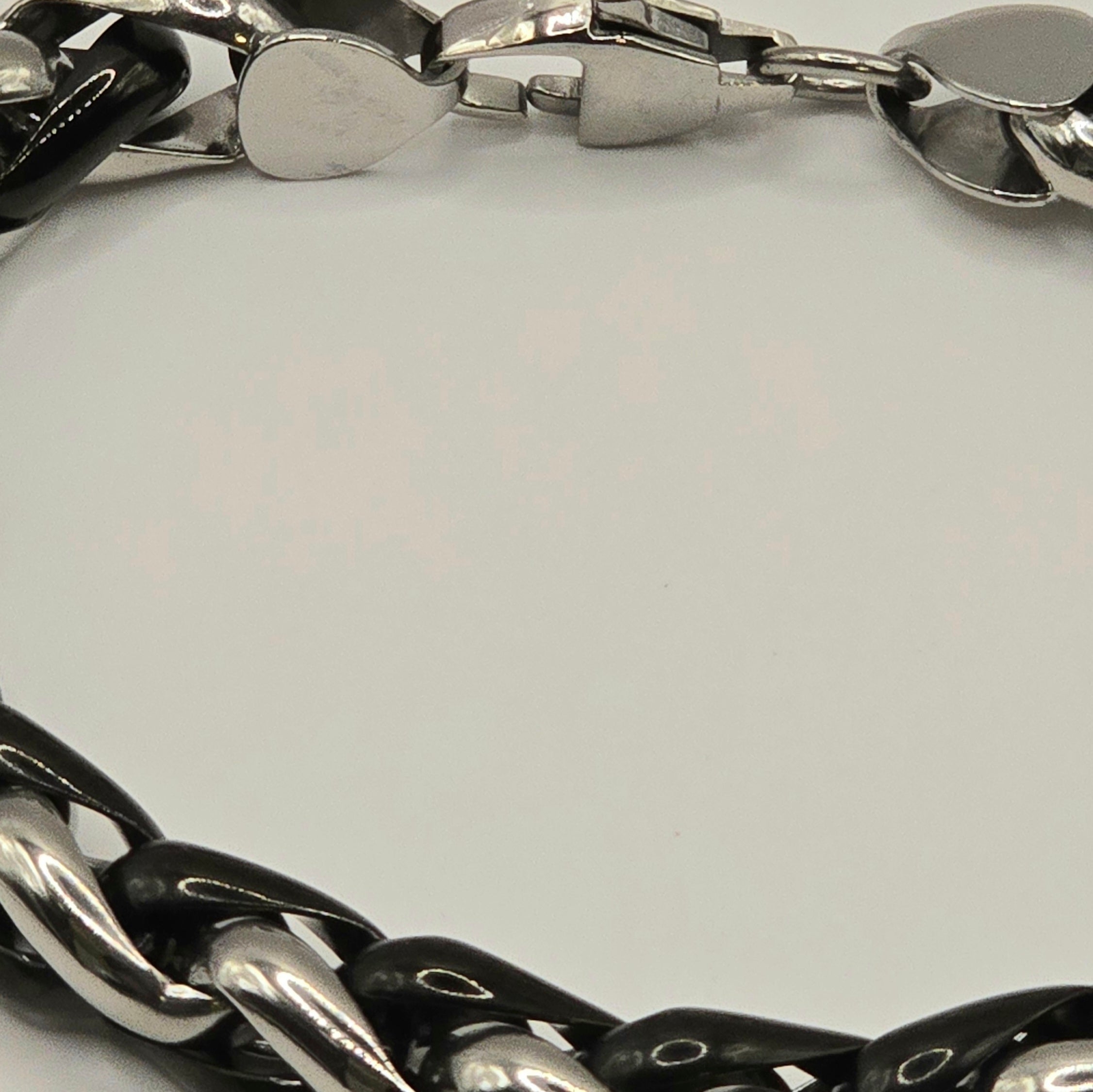 Herren Armband Edelstahl Phantasiekette 23 cm