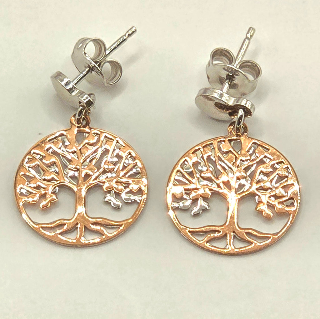 Damen Ohrstecker Baum des Lebens