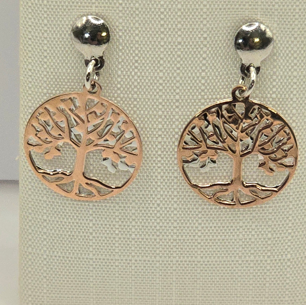 Damen Ohrstecker Baum des Lebens