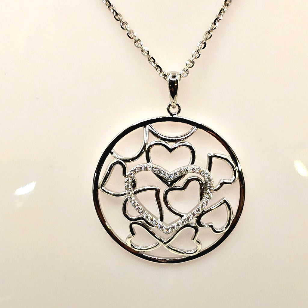 Damen Kette mit Anhänger Ti amo