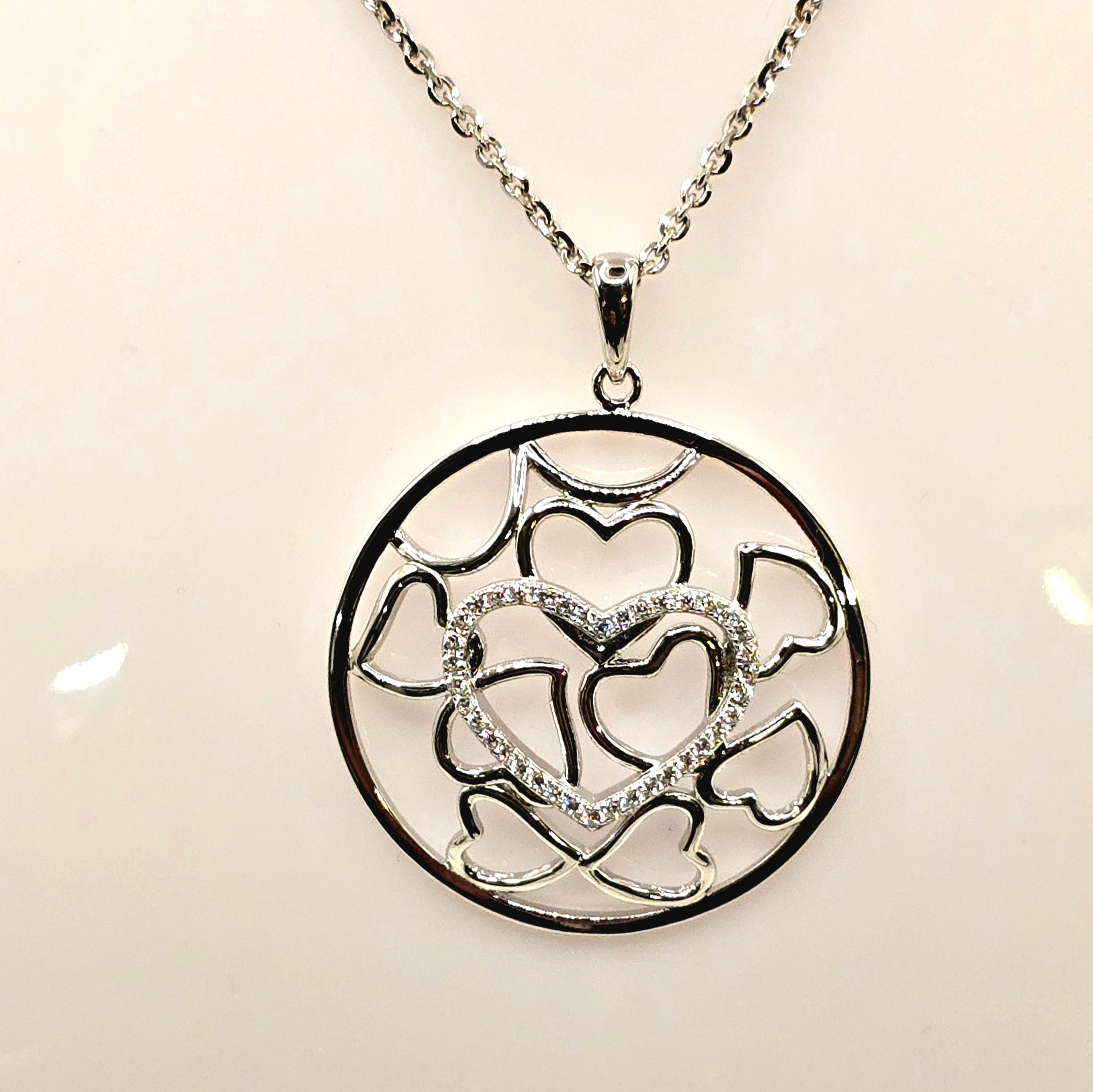 Damen Kette mit Anhänger Ti amo