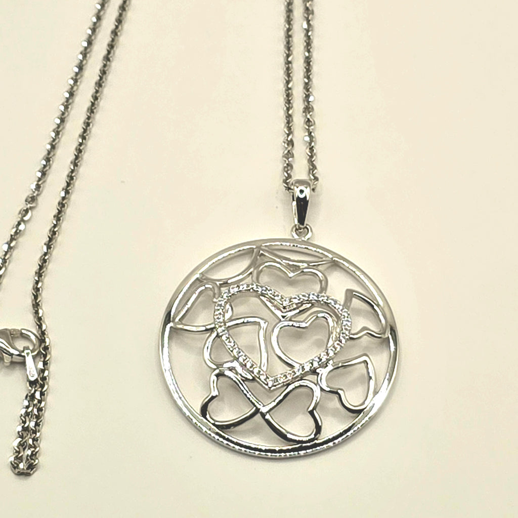 Damen Kette mit Anhänger Ti amo