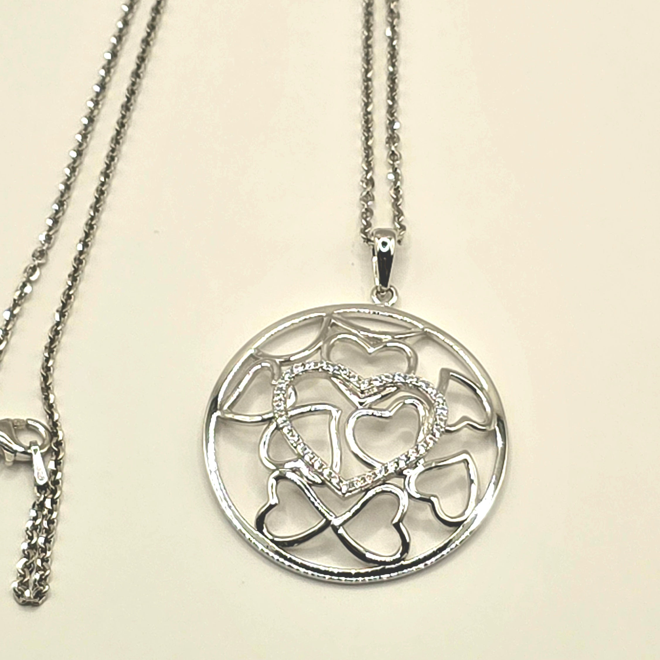 Damen Kette mit Anhänger Ti amo