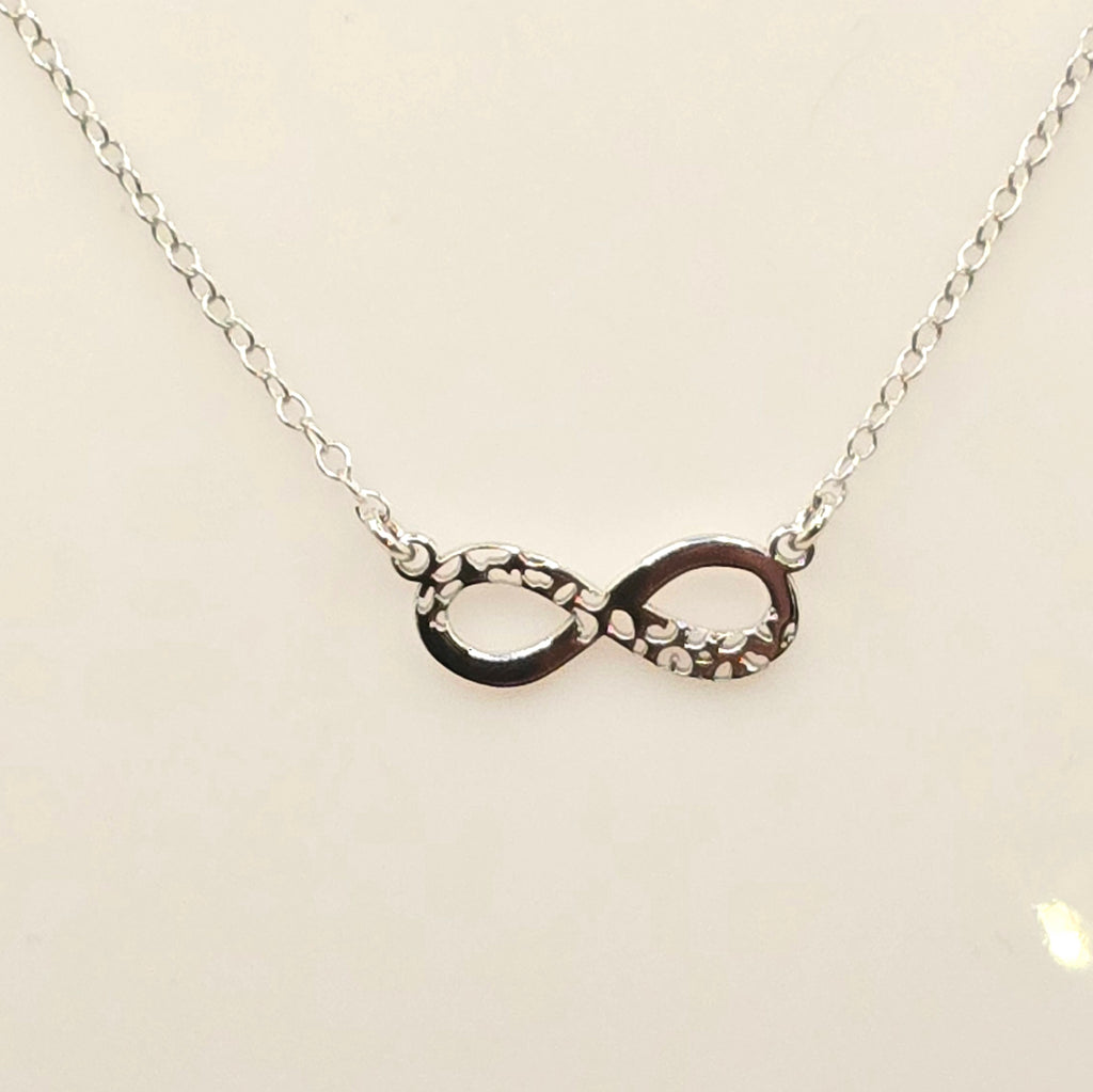 Damen Collier Infinity Silber