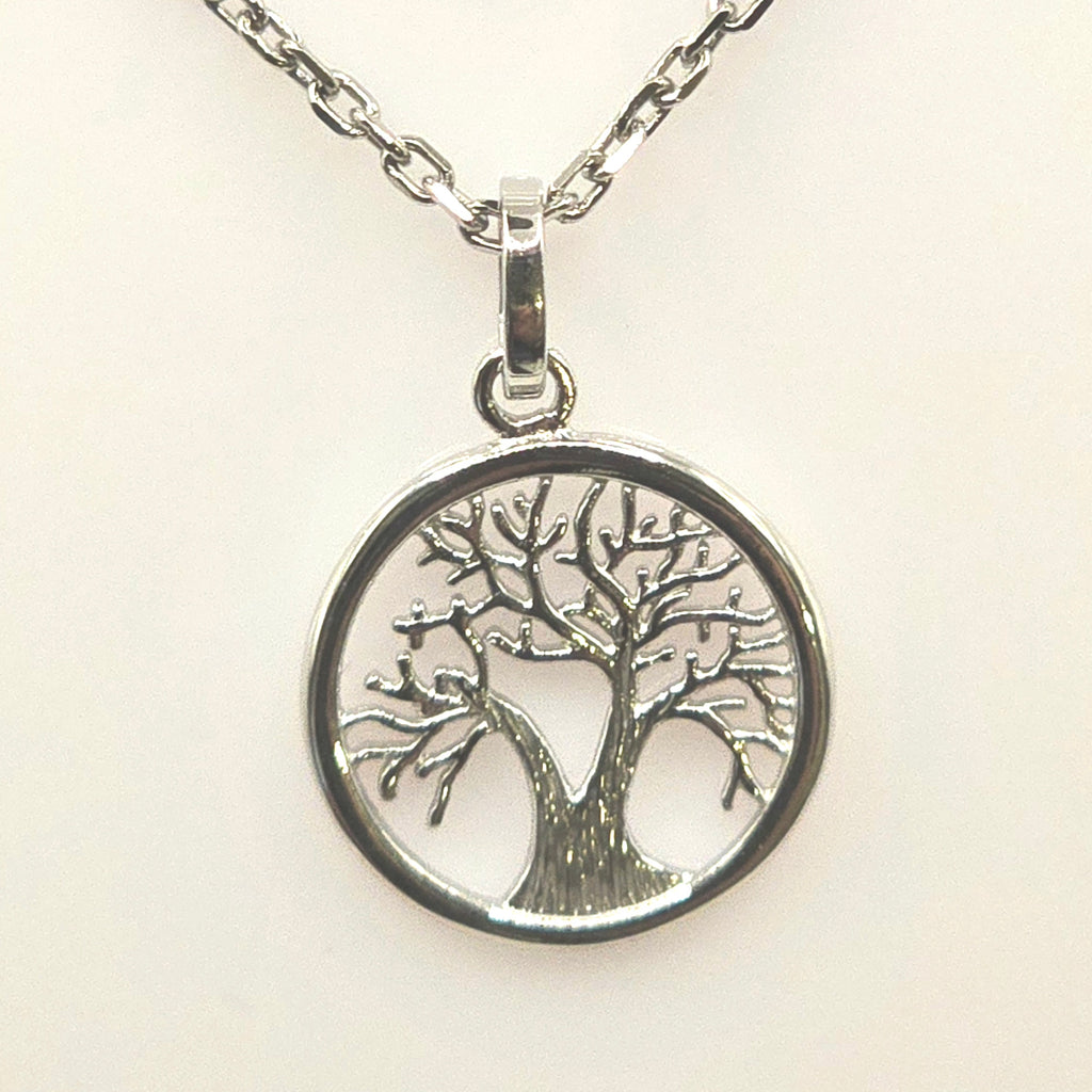 Damen Kette mit Anhänger Baum des Lebens