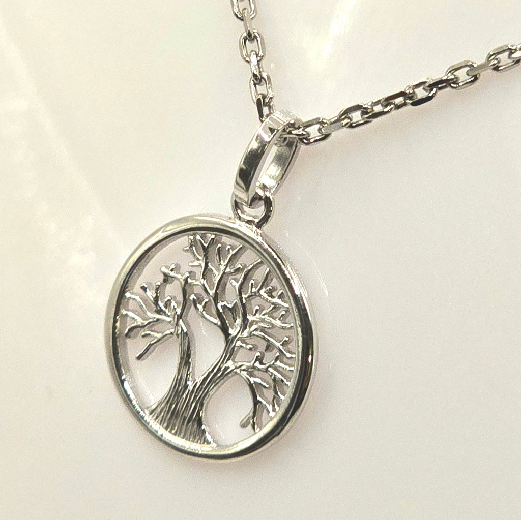 Damen Kette mit Anhänger Baum des Lebens