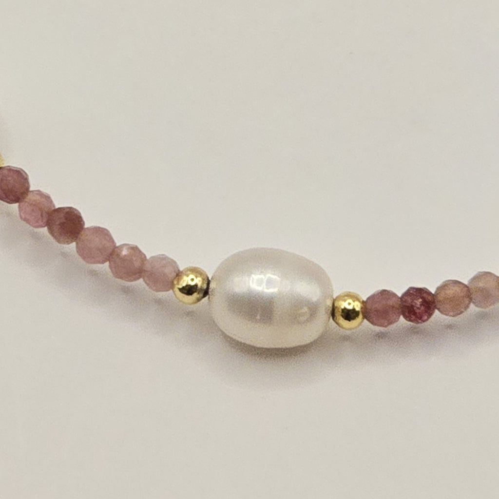 Damen Armband mit Perlen vergoldet