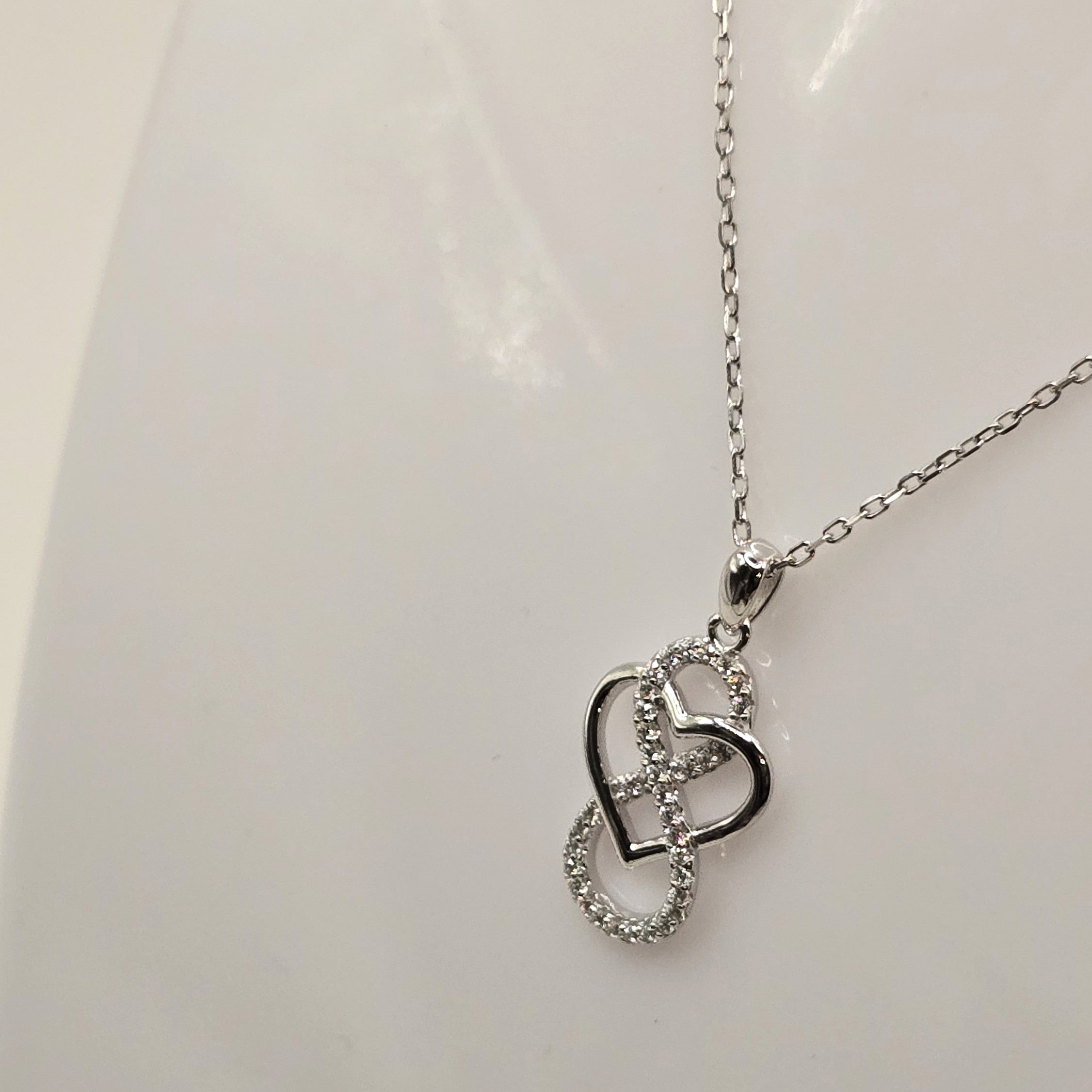 Damen Kette mit Anhänger Cuore Infinito - Silber