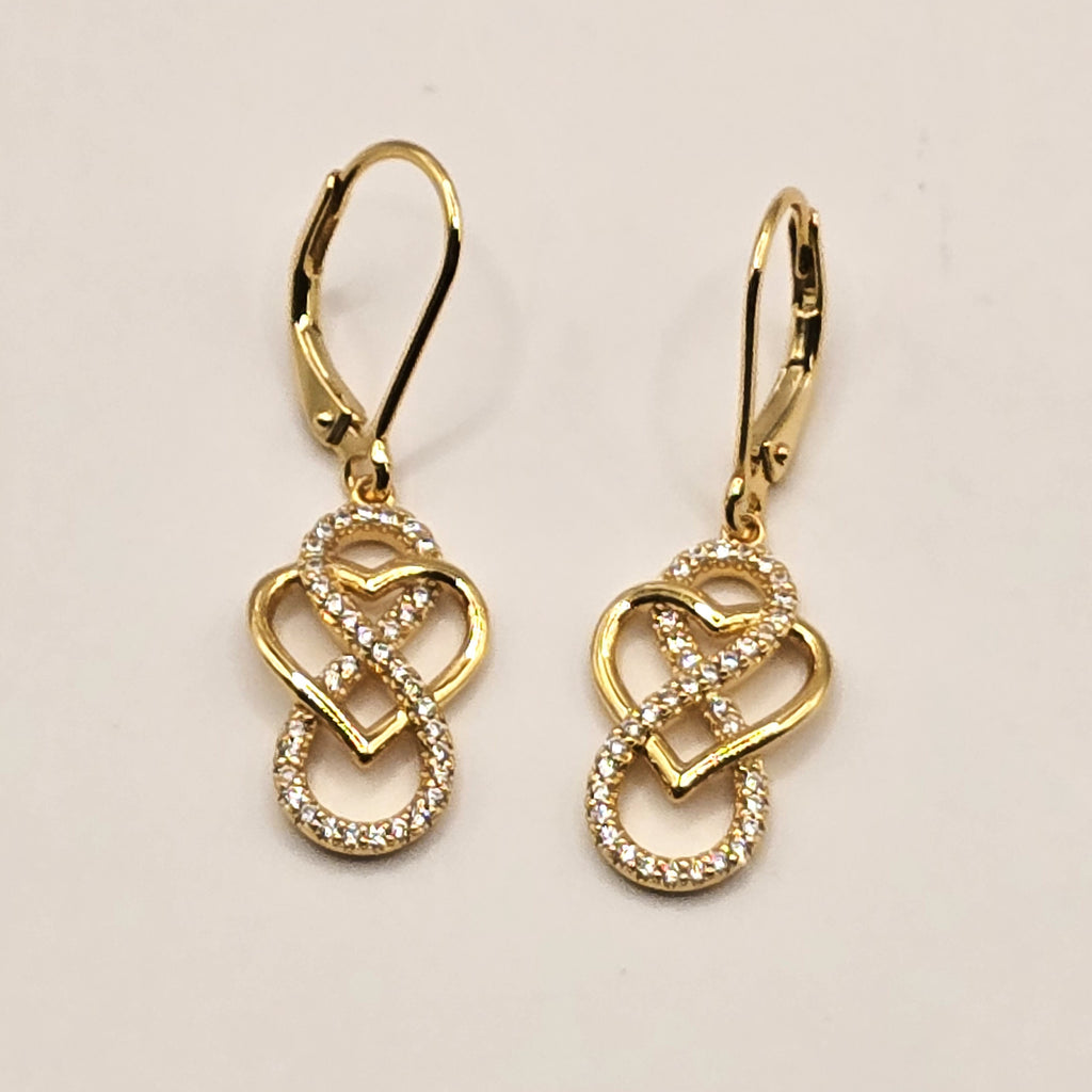 Damen Ohrhänger Cuore Infinito