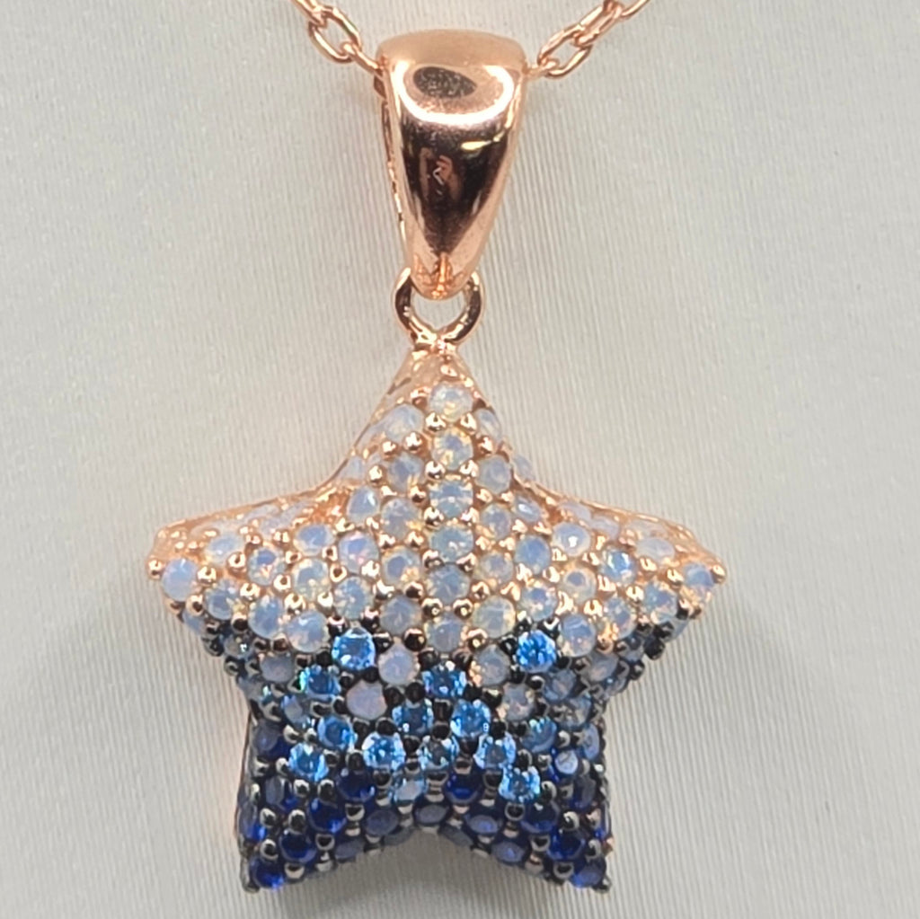 Damen Kette mit Anhänger Stern