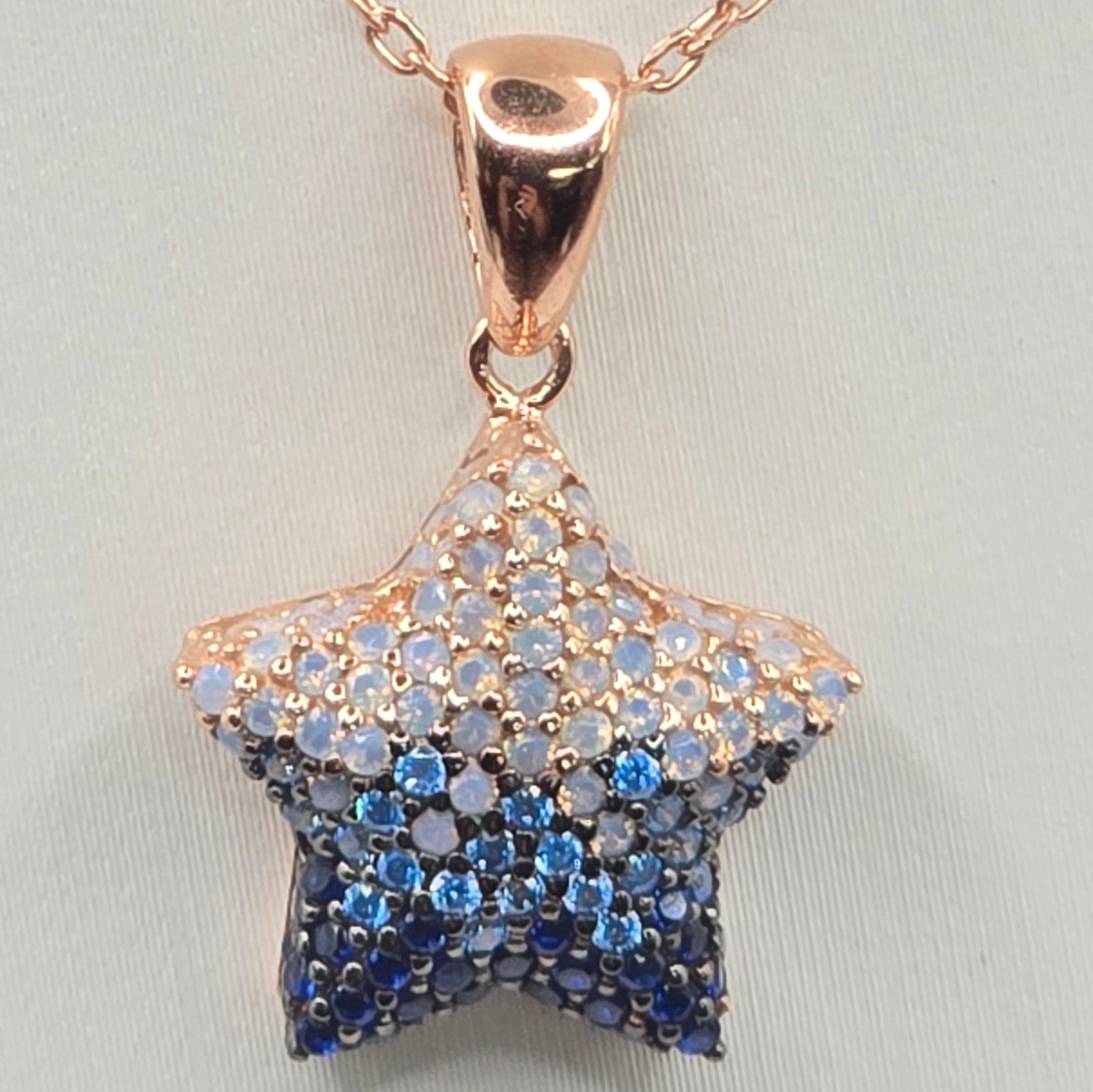 Damen Kette mit Anhänger Stern