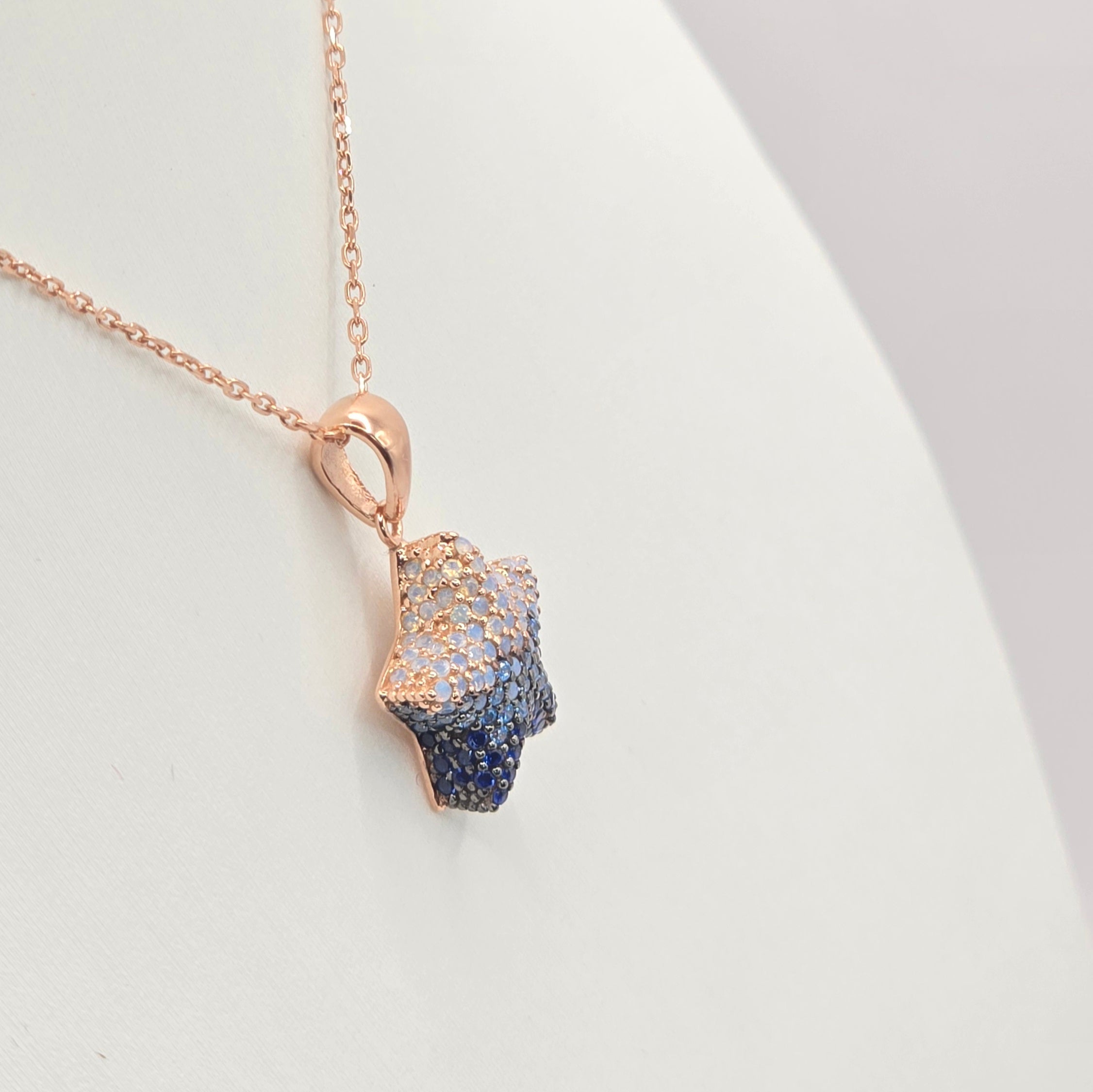 Damen Kette mit Anhänger Stern