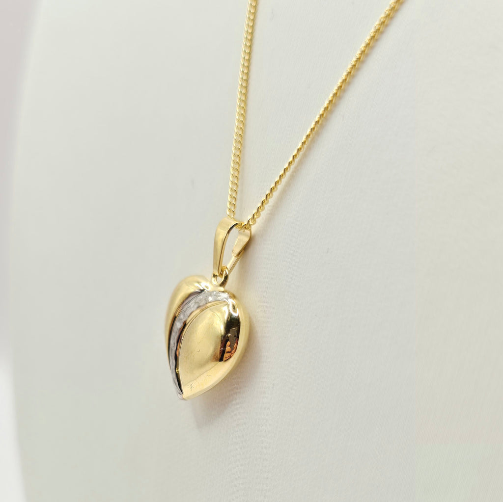 Damen Kette Herz  / Cuore d'Oro / 333er Gold / Feminines Gold