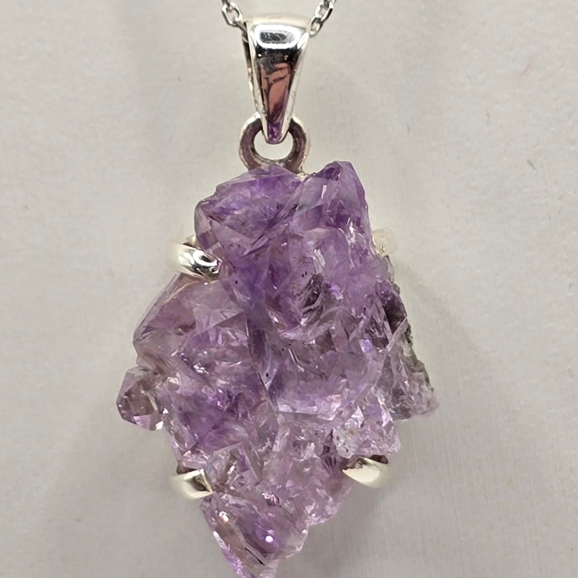 Damen Anhänger / Violet Origin / 925er Silber / Amethyst / Unikat