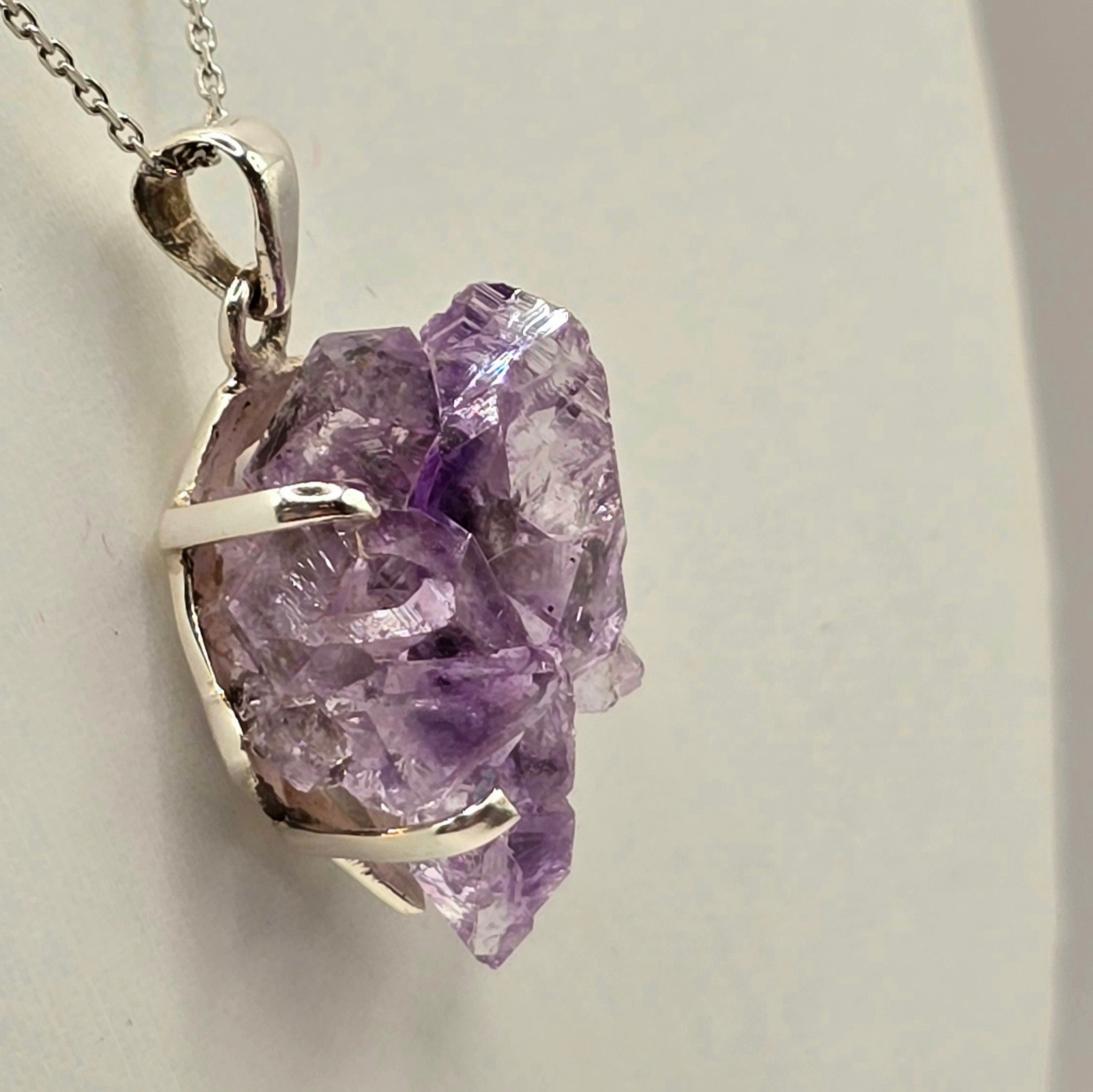 Damen Anhänger / Violet Origin / 925er Silber / Amethyst / Unikat