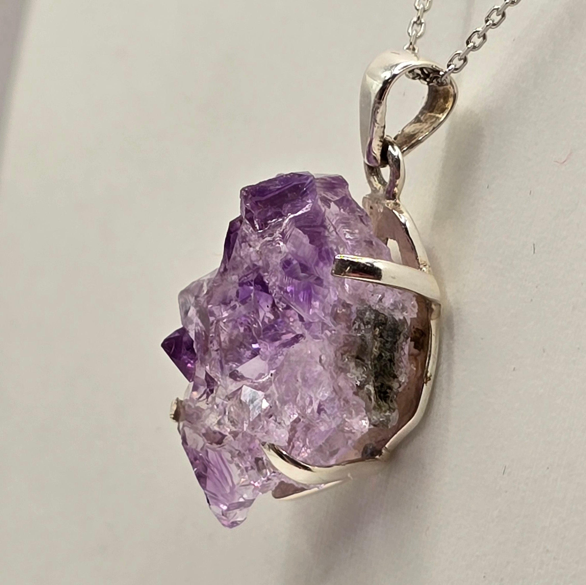 Damen Anhänger / Violet Origin / 925er Silber / Amethyst / Unikat