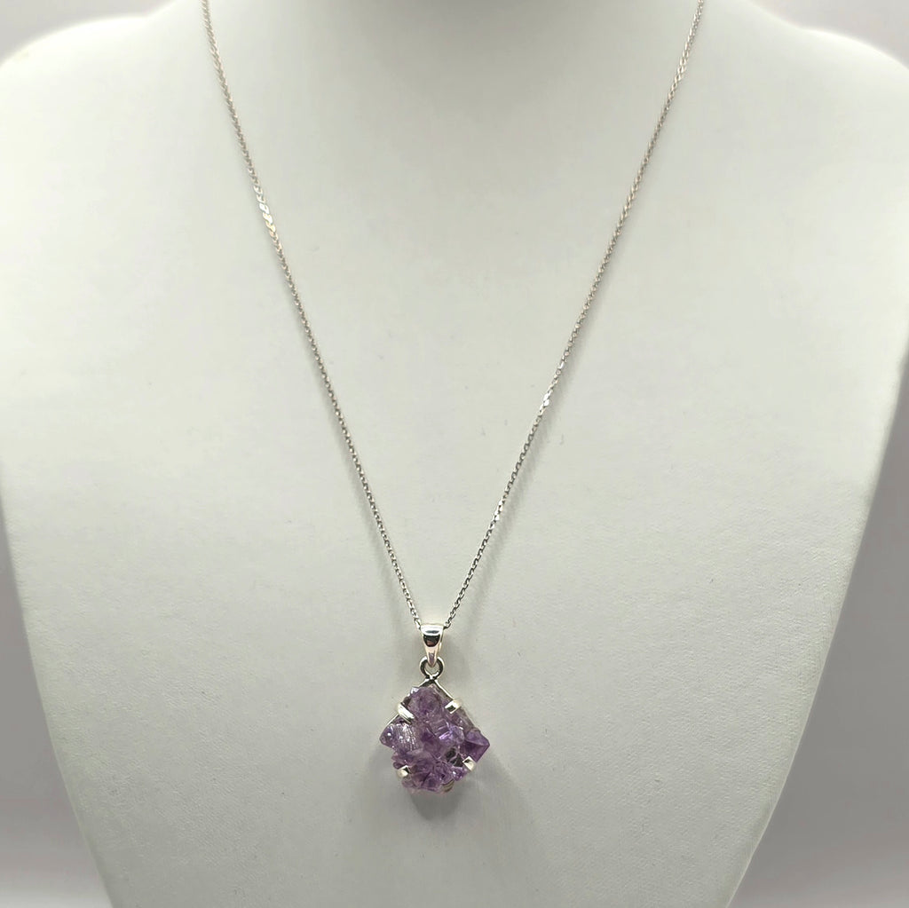 Damen Anhänger / Violet Core / 925er Silber / Amethyst / Unikat