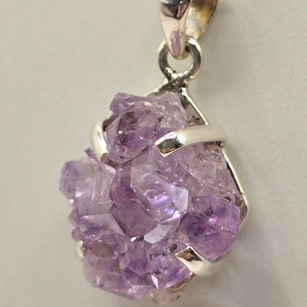 Damen Anhänger / Violet Core / 925er Silber / Amethyst / Unikat