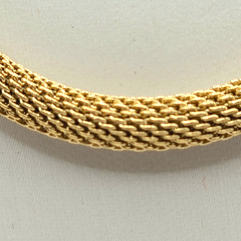 Damen Collier Schlange / Serpente Aurea / Edelstahl vergoldet / schlichte Eleganz