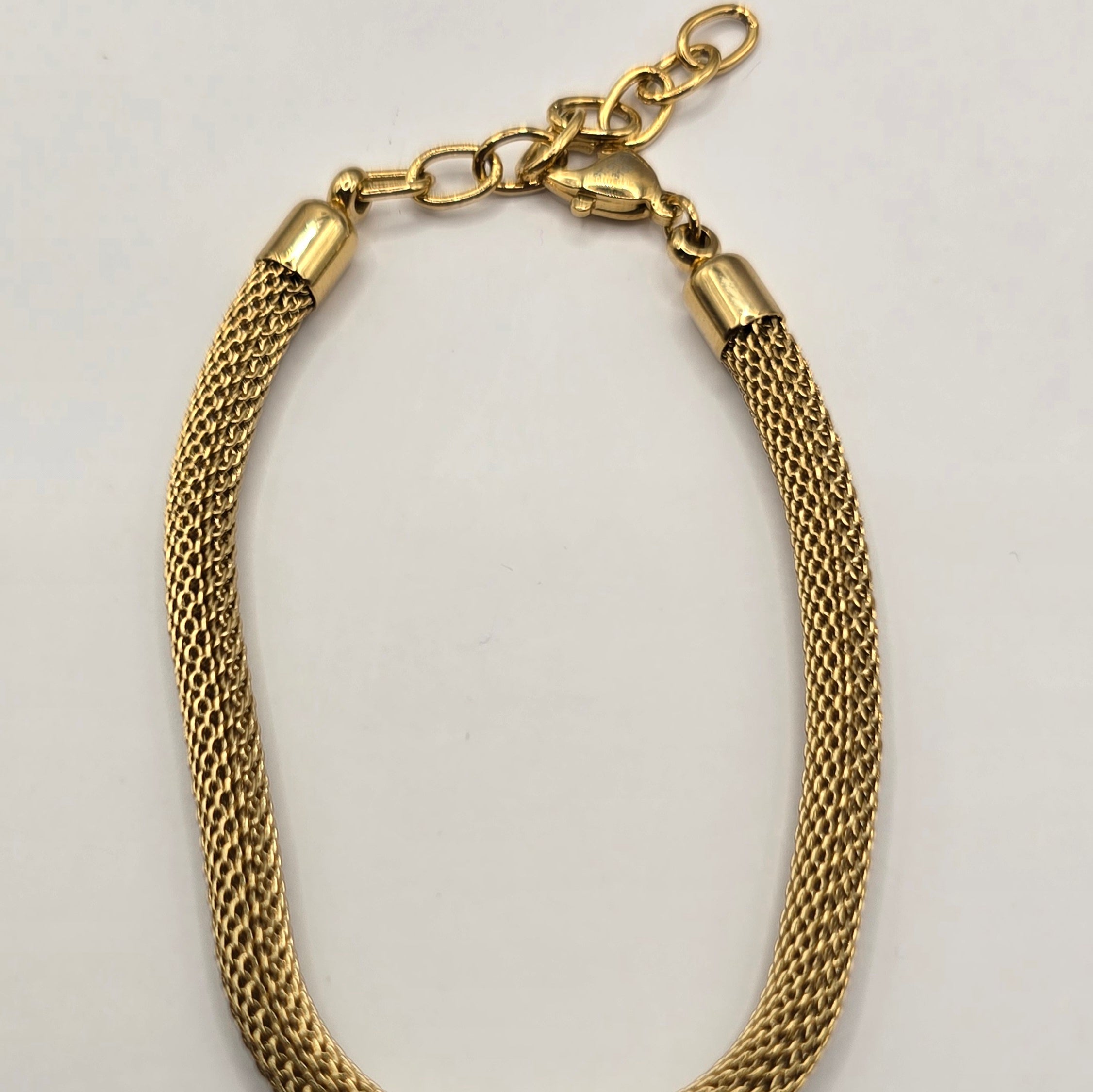 Damen Armband / Serpente Aurea / Edelstahl vergoldet / elegant schlicht