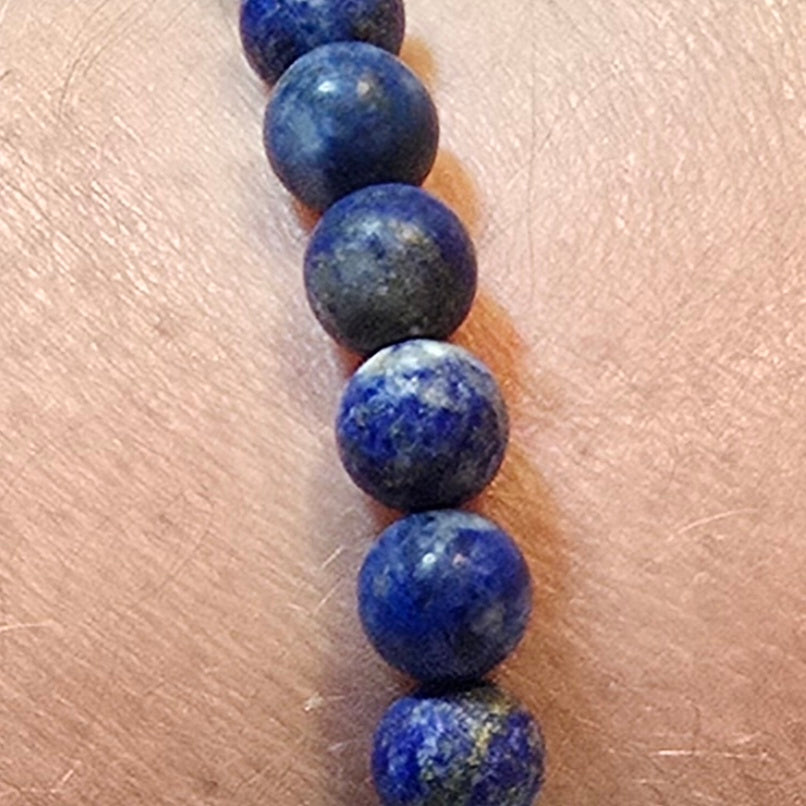 Herren Armband / Blu Profondo / Lapislazuli / Edelstein / Ruhig - zeitlos