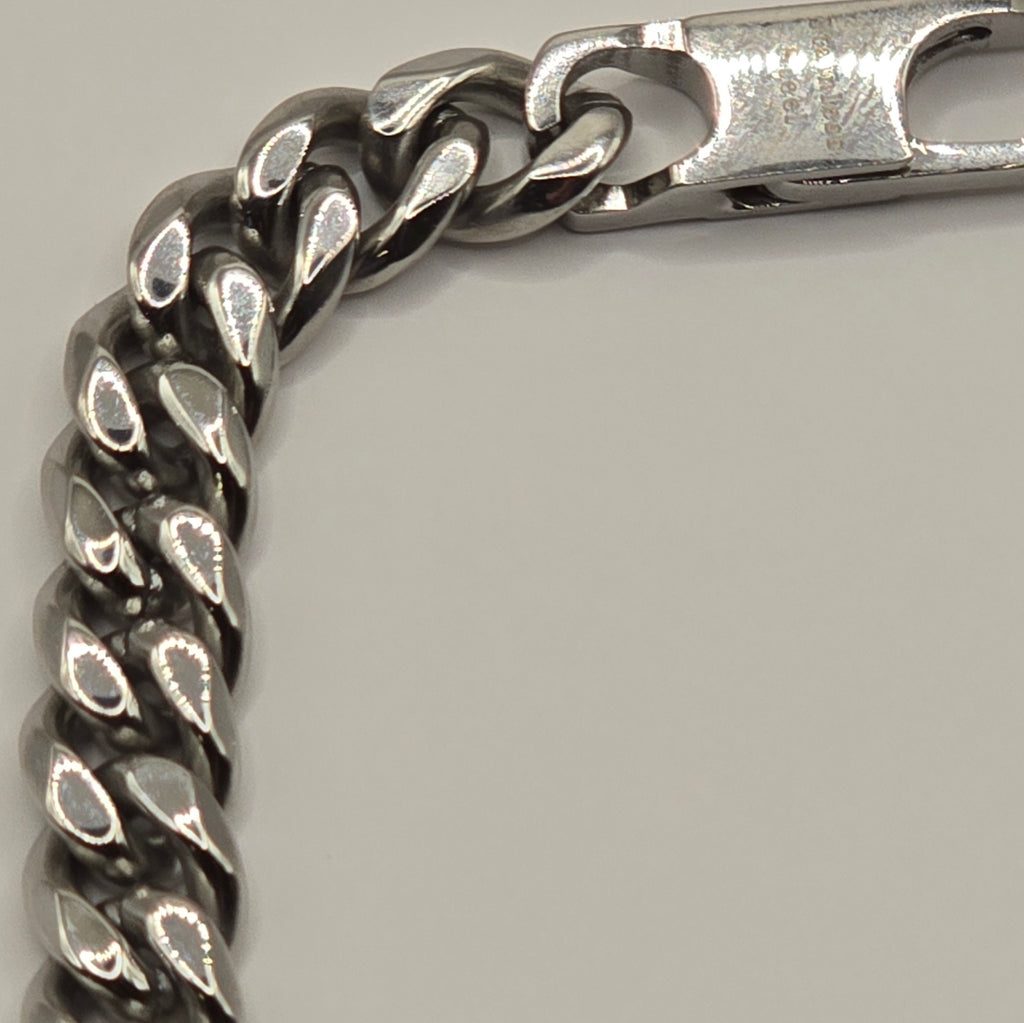 Herren Armband / Catena Forte  / Edelstahl Silber / maskulin + stark