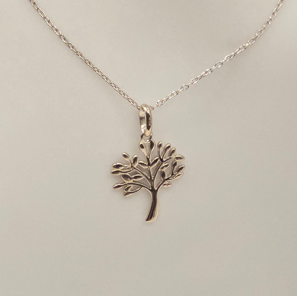 Damen Schmuckset Kette + Armband + Ohrstecker / Radici d'Argento / 925er Silber /  Feminines Set mit Symbolik