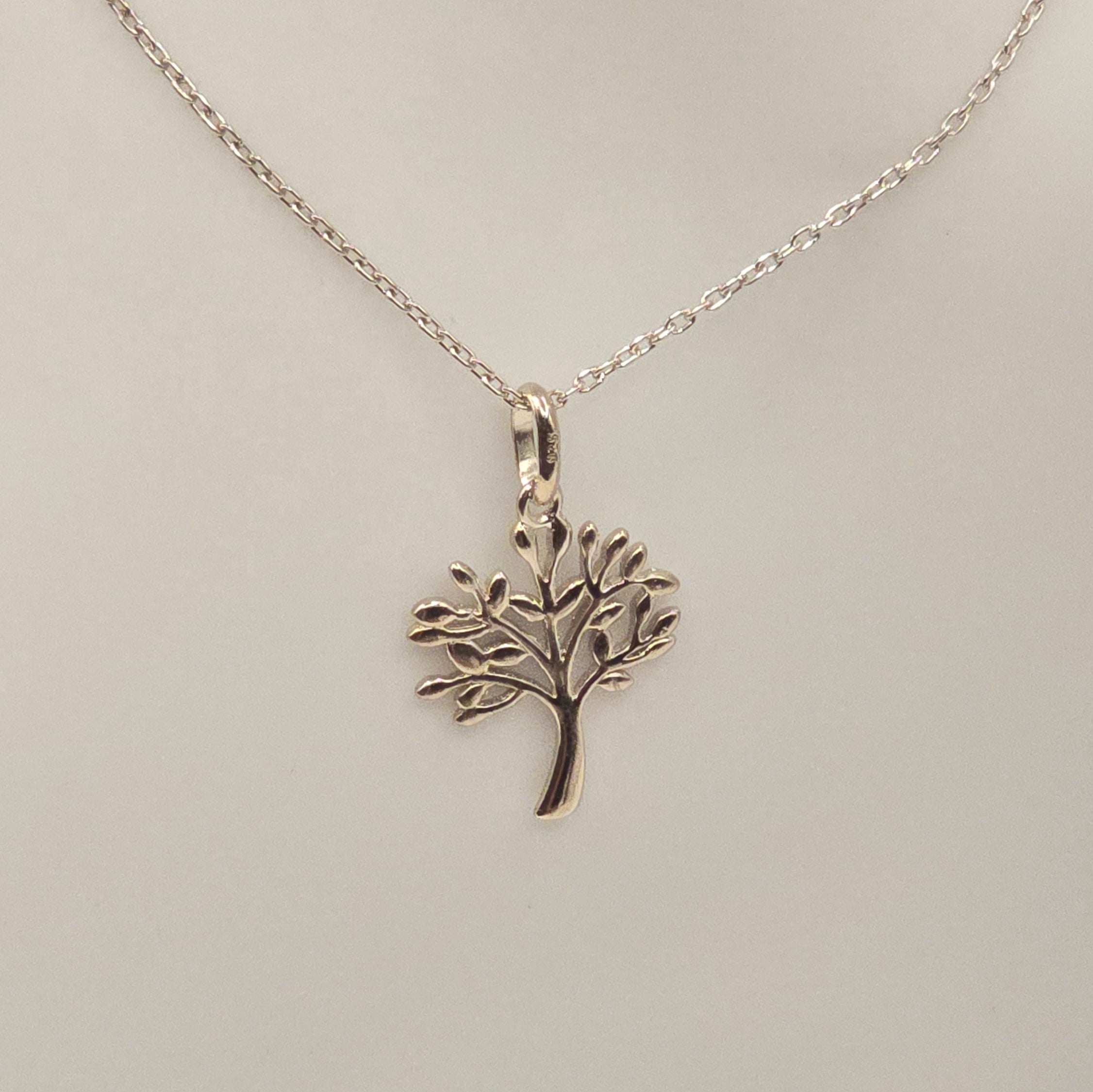 Damen Schmuckset Kette + Armband + Ohrstecker / Radici d'Argento / 925er Silber /  Feminines Set mit Symbolik