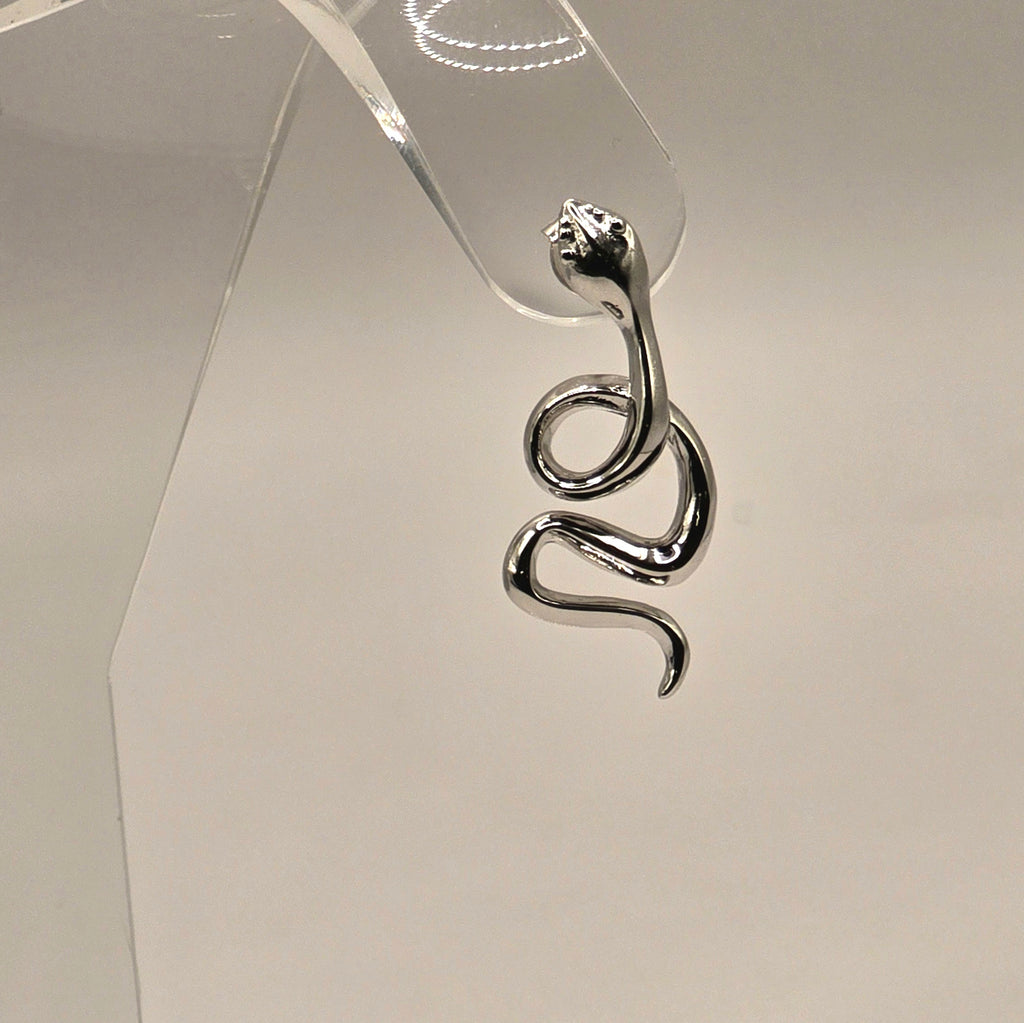 Damen Ohrring / Serpente Grande / 925er Silber / edel + feminin