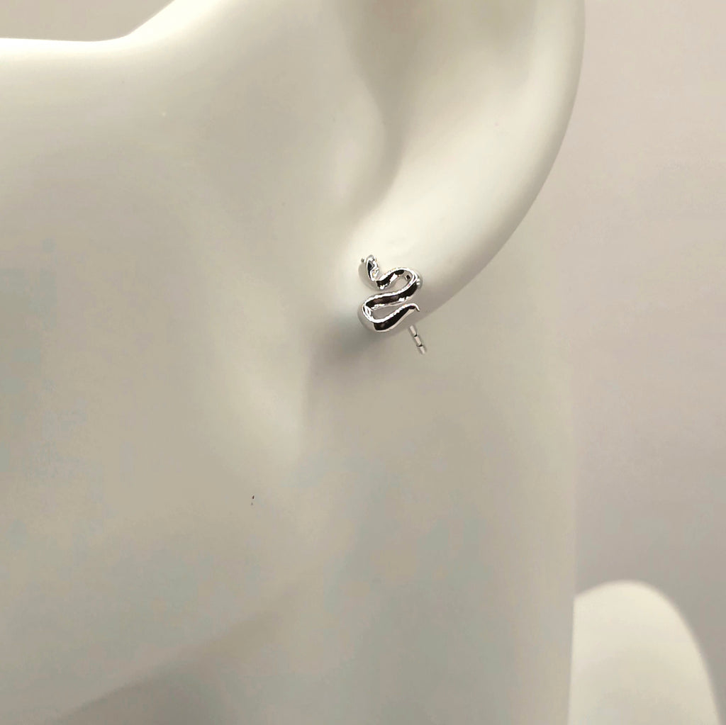 Damen Ohrring / Serpente Piccola / 925er Silber / edel + feminin