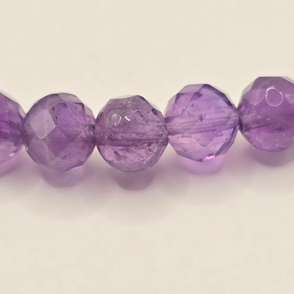Damen Armband / Luce Viola / Amethyst 6 mm facettiert