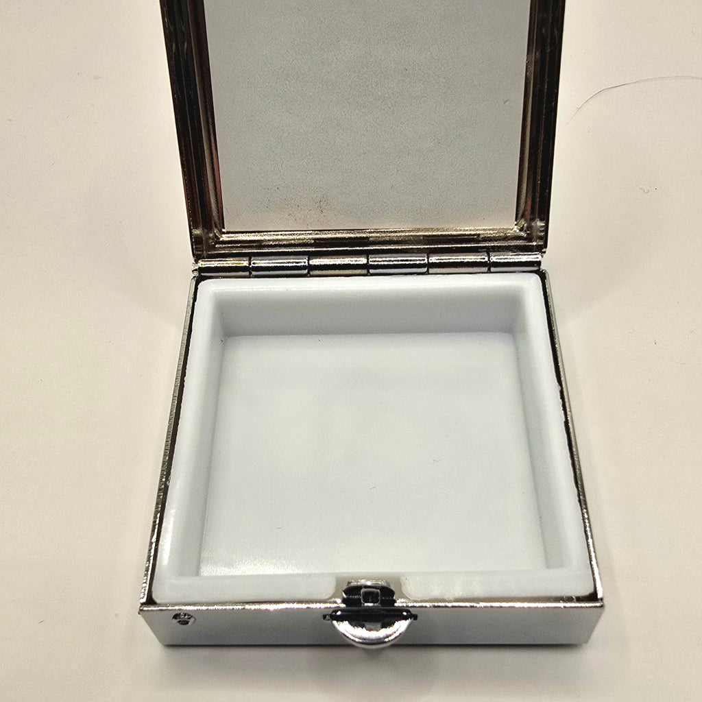 Pillendose quadratisch mit Abalone & Perlmutt