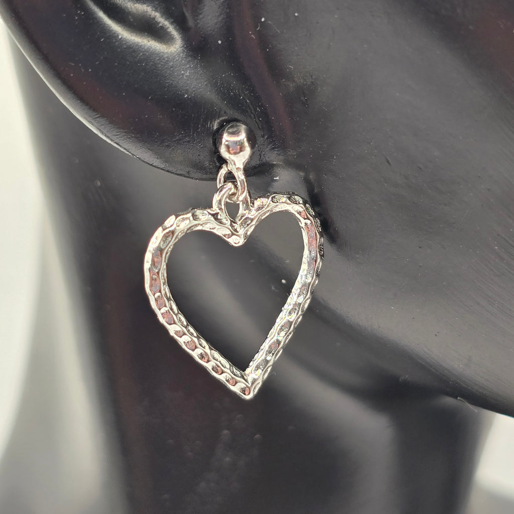 Damen Schmuck-Set Herz / Cuore Martellato No. 2 / 925er Silber / schlicht und schön