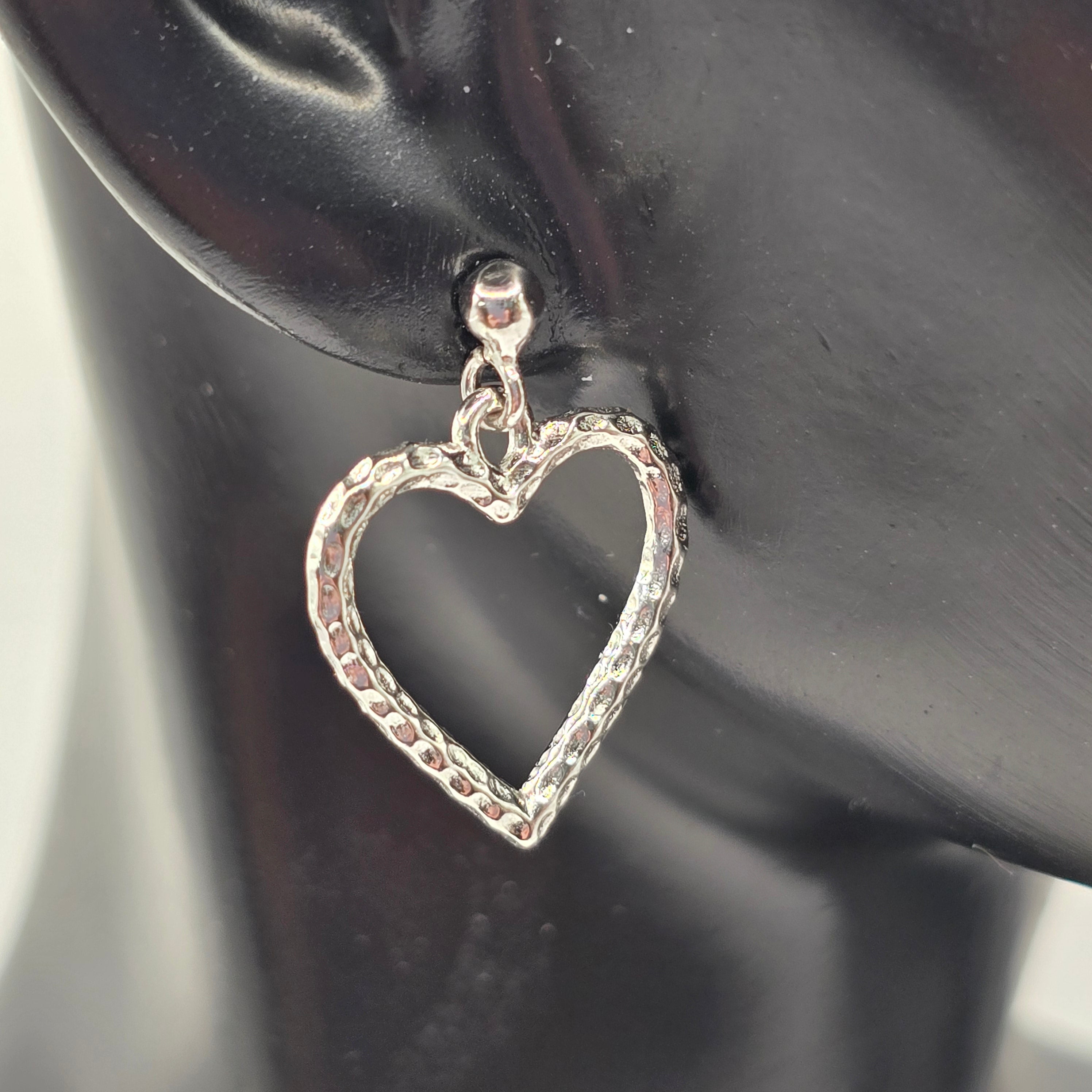 Damen Schmuck-Set Herz / Cuore Martellato No. 2 / 925er Silber / schlicht und schön